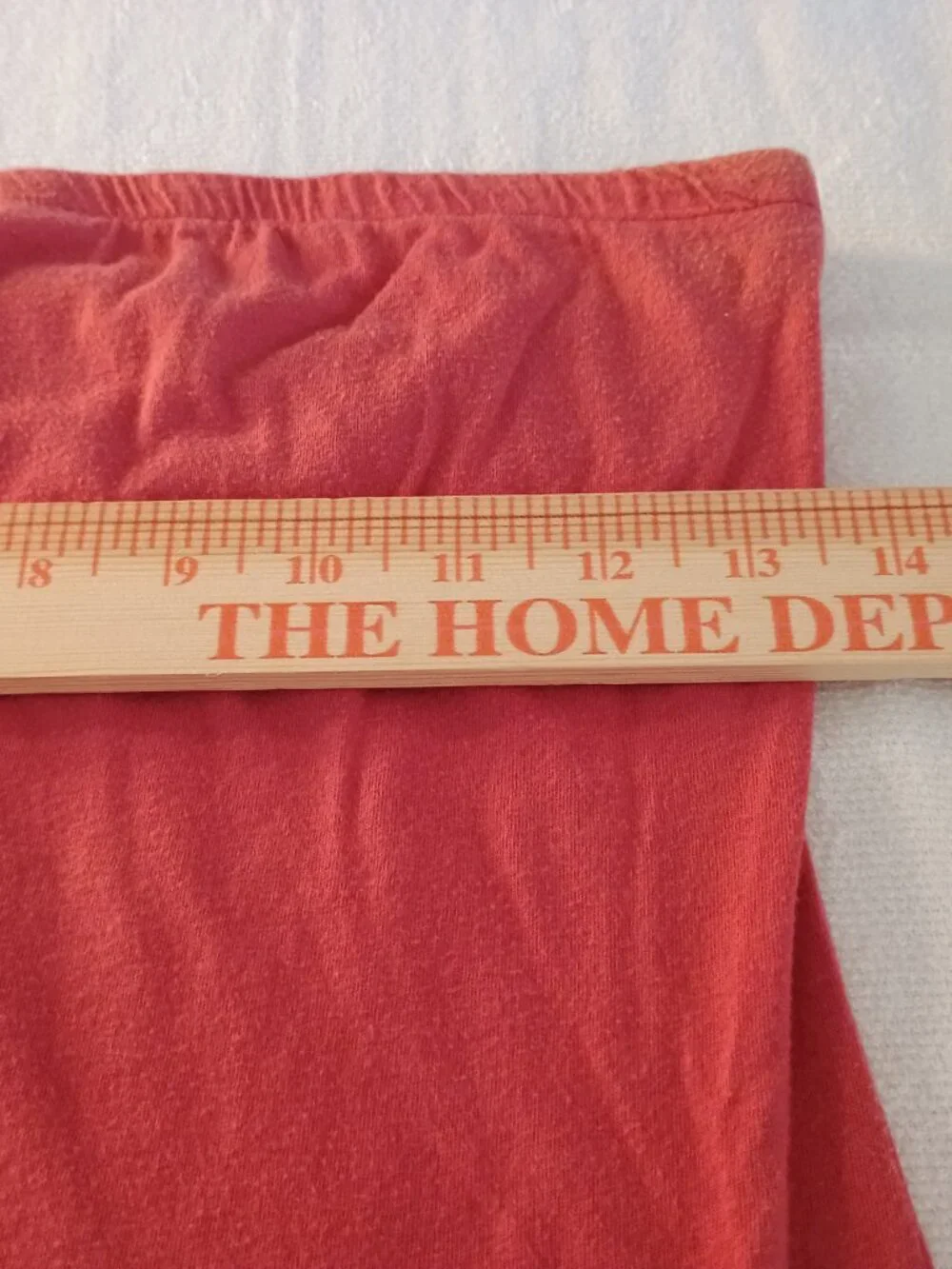 Mossimo Supply Co Girl M Tube Top Built-In-Bra Stretch Cotton Red Breathabl Twee